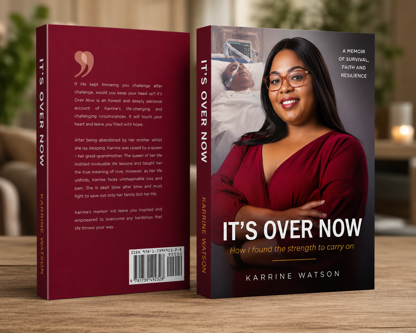 Karrine Watson its over now book mockup